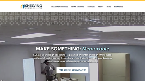 Shelving Design Systems Website