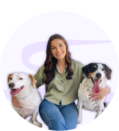 Madison Rivera with pets
