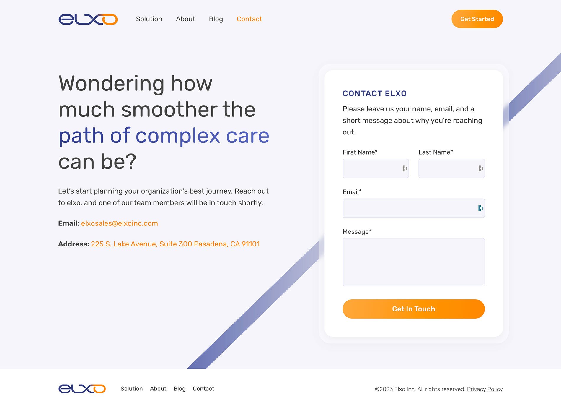 Elxo Inc. | Contact