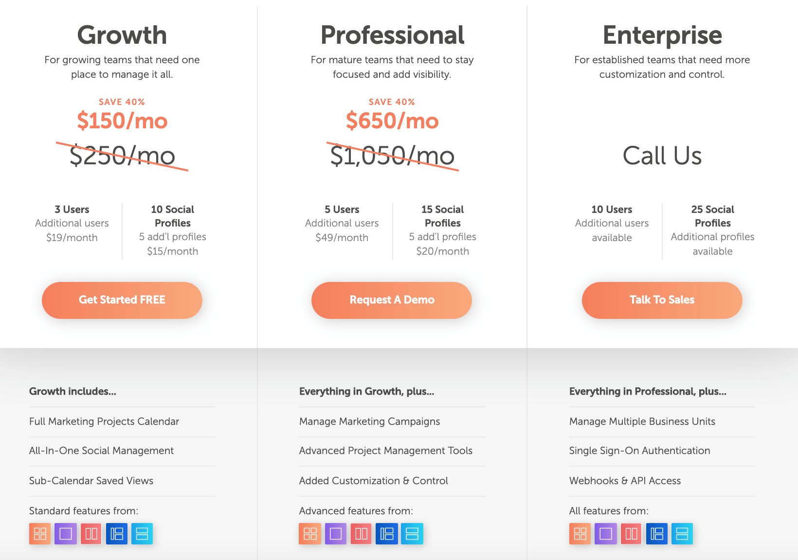 SaaS Website Pricing Page Example